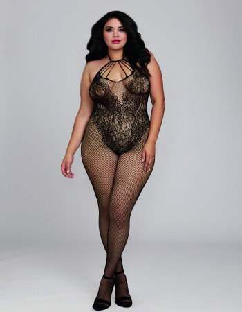Σέξι γυναικεία ολόσωμη φόρμα δίχτυ με δαντέλα Σέξι γυναικεία ολόσωμη φόρμα δίχτυ με δαντέλα