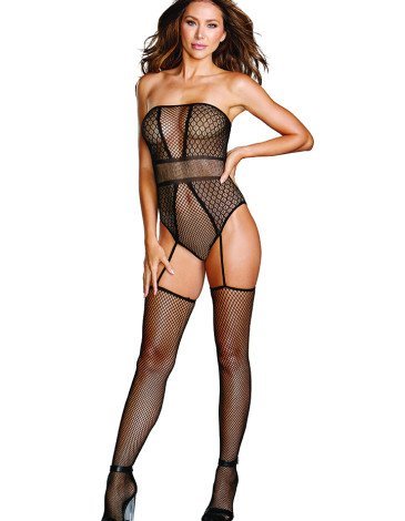 Σέξι στράπλες σετ κορμάκι-ζαρτιέρες-κάλτσες Σέξι στράπλες σετ κορμάκι-ζαρτιέρες-κάλτσες