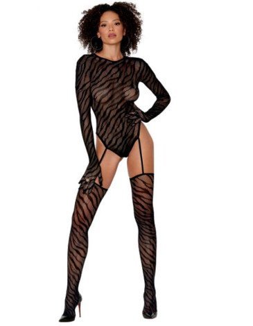 Σέξι κορμάκι με ζαρτιέρες, κάλτσες και γάντια Σέξι κορμάκι με ζαρτιέρες, κάλτσες και γάντια