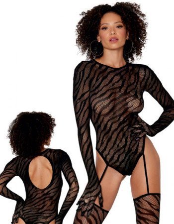 Σέξι κορμάκι με ζαρτιέρες, κάλτσες και γάντια Σέξι κορμάκι με ζαρτιέρες, κάλτσες και γάντια