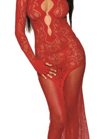 Σέξι γυναικείο μακρύ φόρεμα με μανίκια! Σέξι γυναικείο μακρύ φόρεμα με μανίκια!