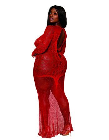 Σέξι γυναικείο μακρύ φόρεμα με μανίκια! Σέξι γυναικείο μακρύ φόρεμα με μανίκια!