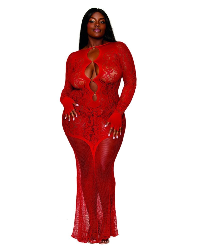 Σέξι γυναικείο μακρύ φόρεμα με μανίκια! Σέξι γυναικείο μακρύ φόρεμα με μανίκια!