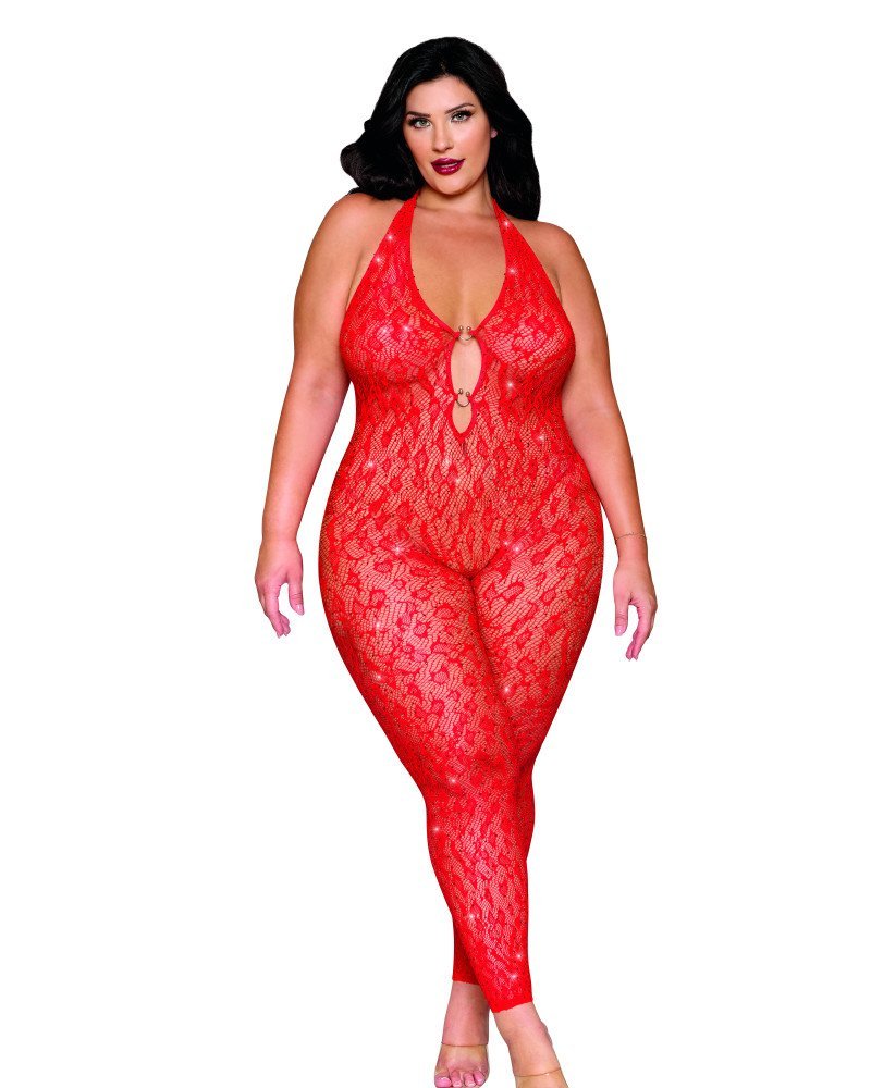 Σούπερ σέξι γυναικεία ολόσωμη φόρμα Dreamgirl με πετράδια Σούπερ σέξι γυναικεία ολόσωμη φόρμα Dreamgirl με πετράδια