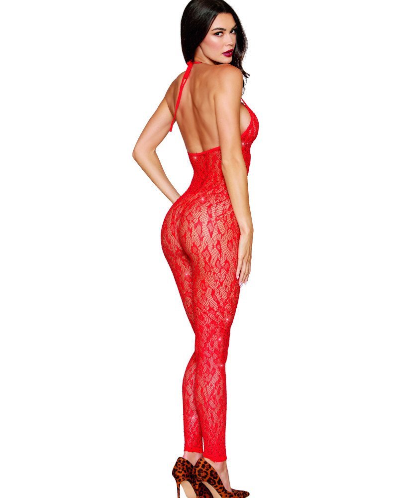 Σούπερ σέξι γυναικεία ολόσωμη φόρμα Dreamgirl με πετράδια Σούπερ σέξι γυναικεία ολόσωμη φόρμα Dreamgirl με πετράδια