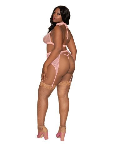 Σέξι σετ 4 τεμαχίων από δίχτυ και δαντέλα! Σέξι σετ 4 τεμαχίων από δίχτυ και δαντέλα!