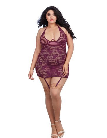 Dreamgirl-Sexy babydoll από δαντέλα με ζαρτιέρες Dreamgirl-Sexy babydoll από δαντέλα με ζαρτιέρες