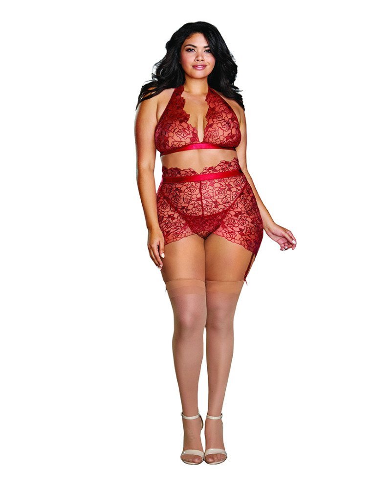 Σέξι γυναικείο δαντελένιο σετ 3 τεμαχίων. Σέξι γυναικείο δαντελένιο σετ 3 τεμαχίων.