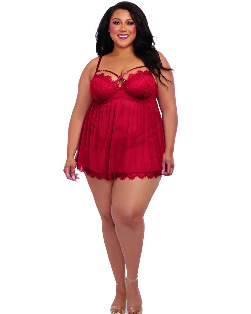 Αισθησιακό babydoll με ενισχυμένο σουτιέν! Αισθησιακό babydoll με ενισχυμένο σουτιέν!