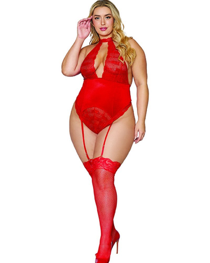 Γυναικείο σέξι κορμάκι από δαντέλα και βελούδο! Γυναικείο σέξι κορμάκι από δαντέλα και βελούδο!