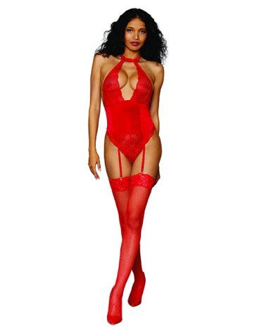 Γυναικείο σέξι κορμάκι από δαντέλα και βελούδο! Γυναικείο σέξι κορμάκι από δαντέλα και βελούδο!