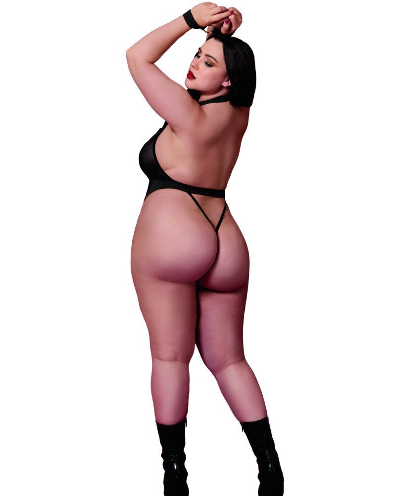 Dreamgirl σέξι σετ κορμάκι με χειροπέδες Dreamgirl σέξι σετ κορμάκι με χειροπέδες