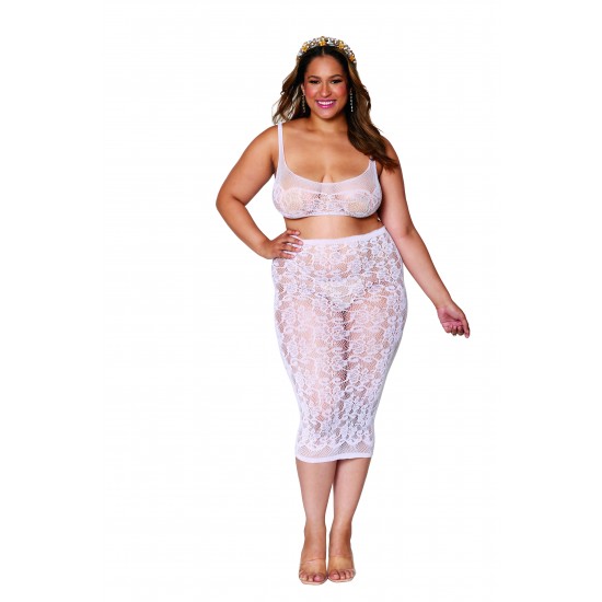 Σέξι σετ τοπ bralette και φούστα Σέξι σετ τοπ bralette και φούστα