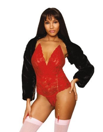 Σέξι κορμάκι στρινγκ με λεπτομέρειες από χρυσές αλυσίδες! Σέξι κορμάκι στρινγκ με λεπτομέρειες από χρυσές αλυσίδες!