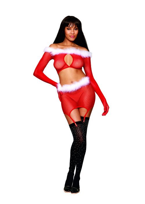 Σέξι Χριστουγεννιάτικο σετ "Αγιοβασιλίτσα" Σέξι Χριστουγεννιάτικο σετ "Αγιοβασιλίτσα"