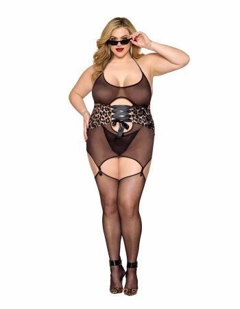 Dreamgirl-Sexy babydoll με ζαρτιέρες και στρινγκ! Dreamgirl-Sexy babydoll με ζαρτιέρες και στρινγκ!