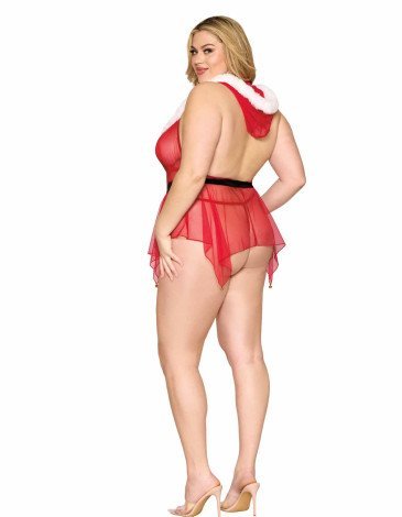 Σέξι Χριστουγεννιάτικο set babydoll "Αγιοβασιλίτσα" Σέξι Χριστουγεννιάτικο set babydoll "Αγιοβασιλίτσα"