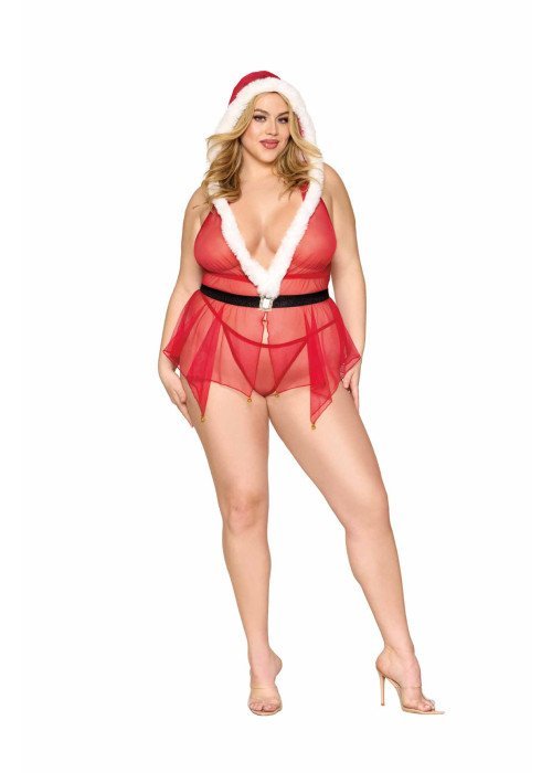 Σέξι Χριστουγεννιάτικο set babydoll "Αγιοβασιλίτσα" Σέξι Χριστουγεννιάτικο set babydoll "Αγιοβασιλίτσα"