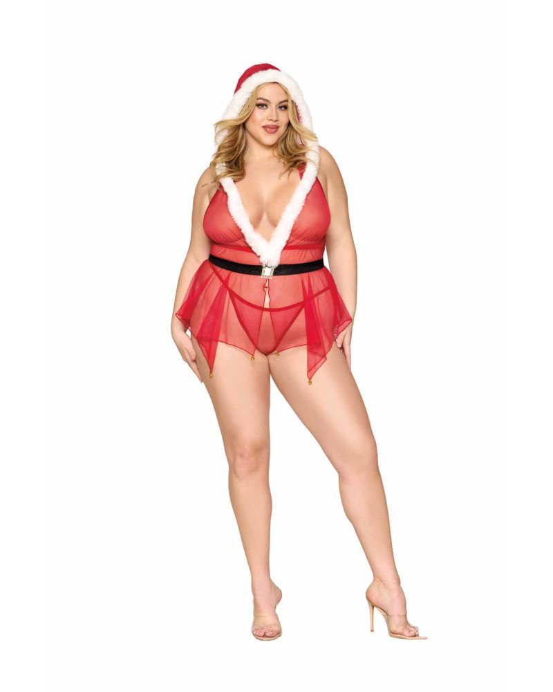 Σέξι Χριστουγεννιάτικο set babydoll "Αγιοβασιλίτσα" Σέξι Χριστουγεννιάτικο set babydoll "Αγιοβασιλίτσα"