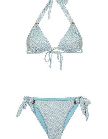 Γυναικείο Μαγιό Τοπ Τρίγωνο Ανάγλυφο Cup B & Σλιπ Ανάγλυφο Δετό Γυναικείο Μαγιό Τοπ Τρίγωνο Ανάγλυφο Cup B & Σλιπ Ανάγλυφο Δετό