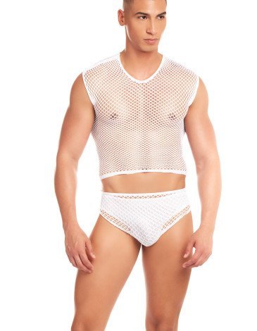 Σέξι ανδρικό σετ 3 τεμαχίων "NET FLEX" Σέξι ανδρικό σετ 3 τεμαχίων "NET FLEX"