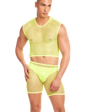 Σέξι ανδρικό σετ 3 τεμαχίων "NET-BULA" Σέξι ανδρικό σετ 3 τεμαχίων "NET-BULA"