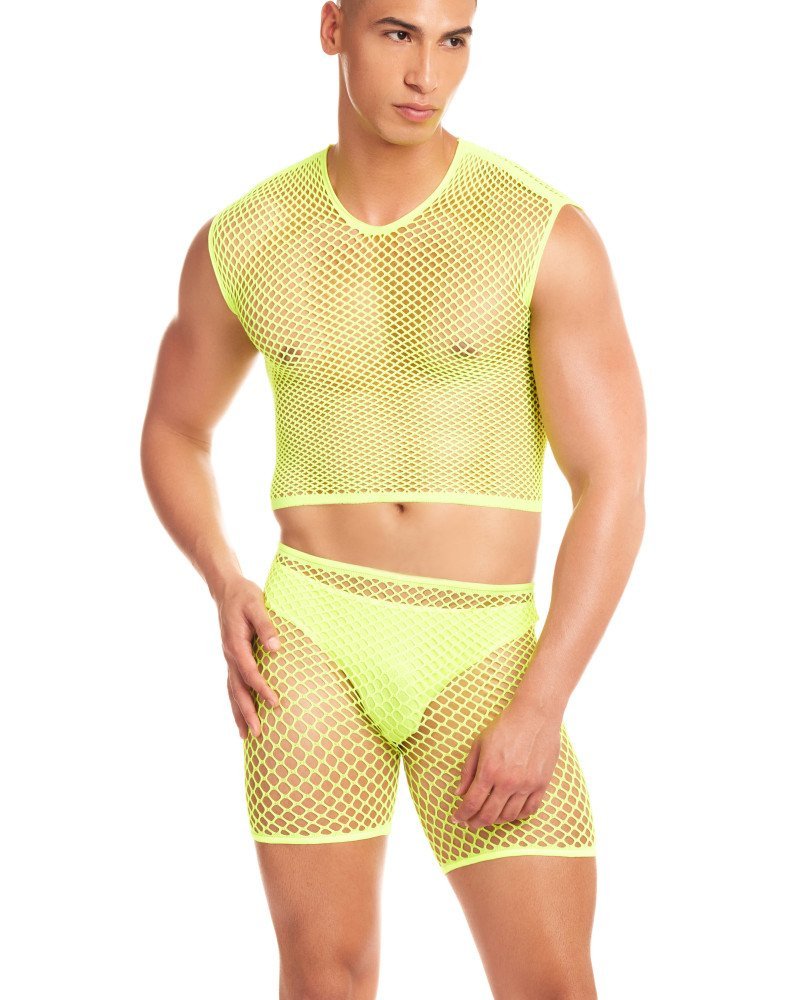 Σέξι ανδρικό σετ 3 τεμαχίων "NET-BULA" Σέξι ανδρικό σετ 3 τεμαχίων "NET-BULA"