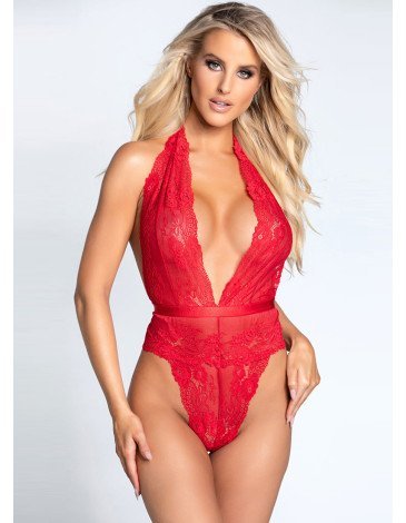 Σέξι γυναικείο δαντελένιο κορμάκι Σέξι γυναικείο δαντελένιο κορμάκι