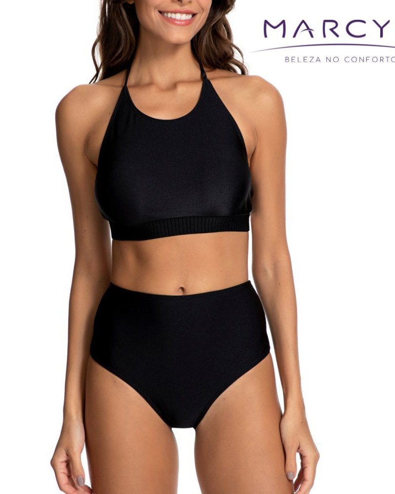 Μαγιό γυναικείο σετ μπικίνι Βραζιλίας ψηλόμεσο Μαγιό γυναικείο σετ μπικίνι Βραζιλίας ψηλόμεσο