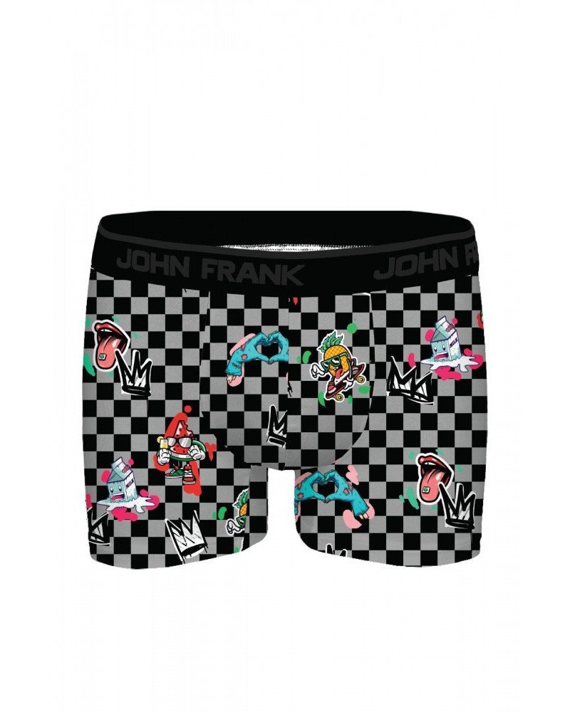 John Frank Digital World Ανδρικό Boxer King Checker John Frank Digital World Ανδρικό Boxer King Checker