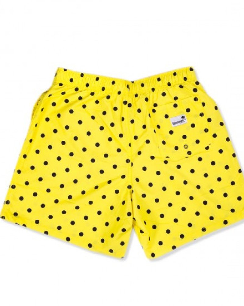 Μαγιό ανδρικό βερμούδα  Boardies κίτρινο πουά