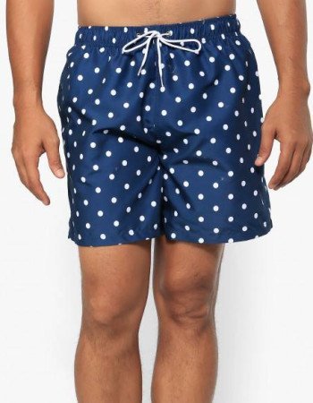 Μαγιό ανδρικό βερμούδα Boardies μπλε πουά Μαγιό ανδρικό βερμούδα Boardies μπλε πουά