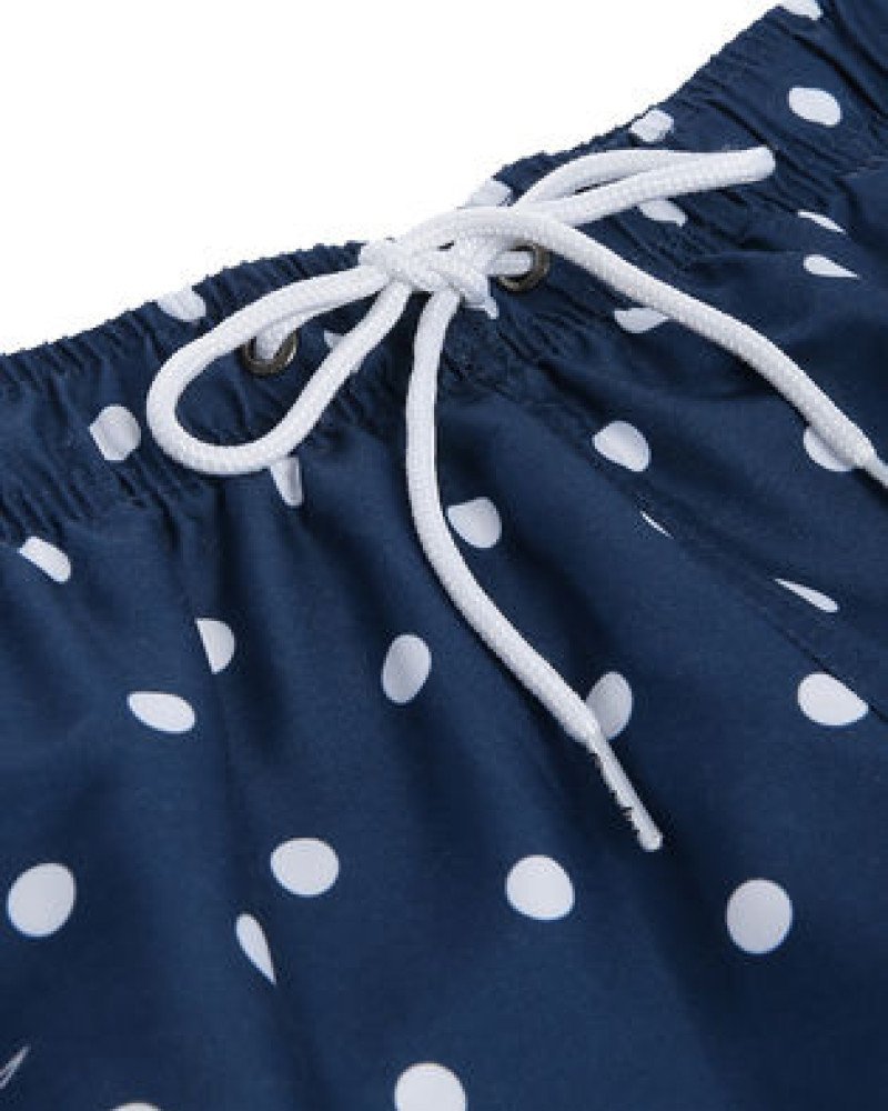 Μαγιό ανδρικό βερμούδα Boardies μπλε πουά Μαγιό ανδρικό βερμούδα Boardies μπλε πουά