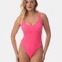 Γυναικείο Μαγιό Ολόσωμο γκοφρέ Fuchsia