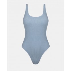 Γυναικείο Μαγιό Ολόσωμο γκοφρέ Baby Blue