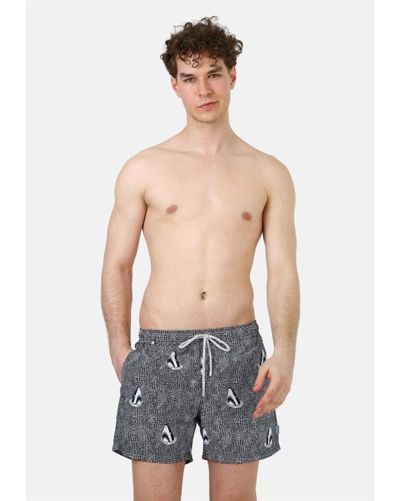 Μαγιό ανδρικό βερμούδα JOHN FRANK-SHARKS Μαγιό ανδρικό βερμούδα JOHN FRANK-SHARKS