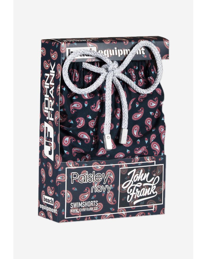 Μαγιό ανδρικό βερμούδα JOHN FRANK-PAISLEY NAVY Μαγιό ανδρικό βερμούδα JOHN FRANK-PAISLEY NAVY