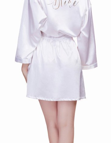 Νυφική σατέν ρόμπα "Bride" Νυφική σατέν ρόμπα "Bride"