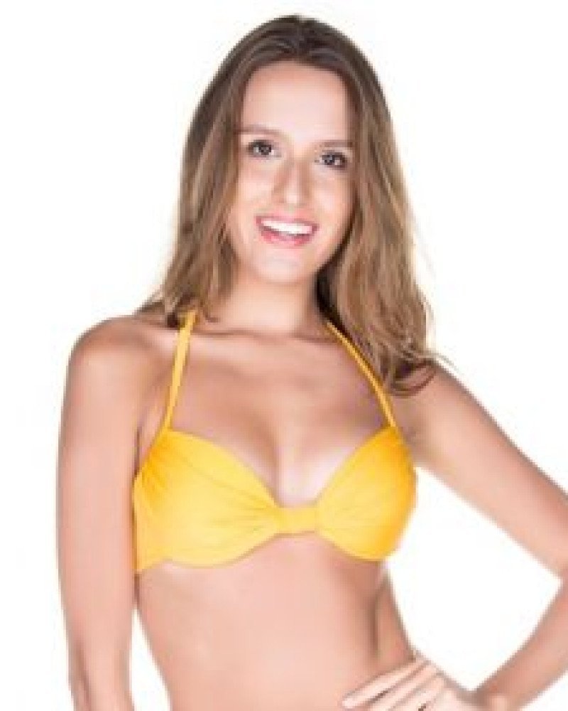 Μαγιό γυναικείο σουτιέν μονόχρωμο μαύρο Μαγιό γυναικείο σουτιέν μονόχρωμο μαύρο