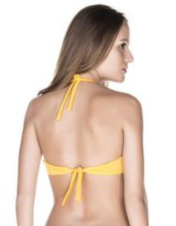 Μαγιό γυναικείο σουτιέν μονόχρωμο μαύρο Μαγιό γυναικείο σουτιέν μονόχρωμο μαύρο