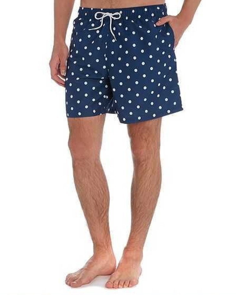 Μαγιό ανδρικό βερμούδα Boardies μπλε πουά Μαγιό ανδρικό βερμούδα Boardies μπλε πουά