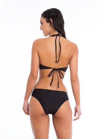 Γυναικείο μαύρο μπικίνι Βραζιλίας με τούλι Γυναικείο μαύρο μπικίνι Βραζιλίας με τούλι